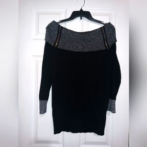 Women's off shoulder sweater